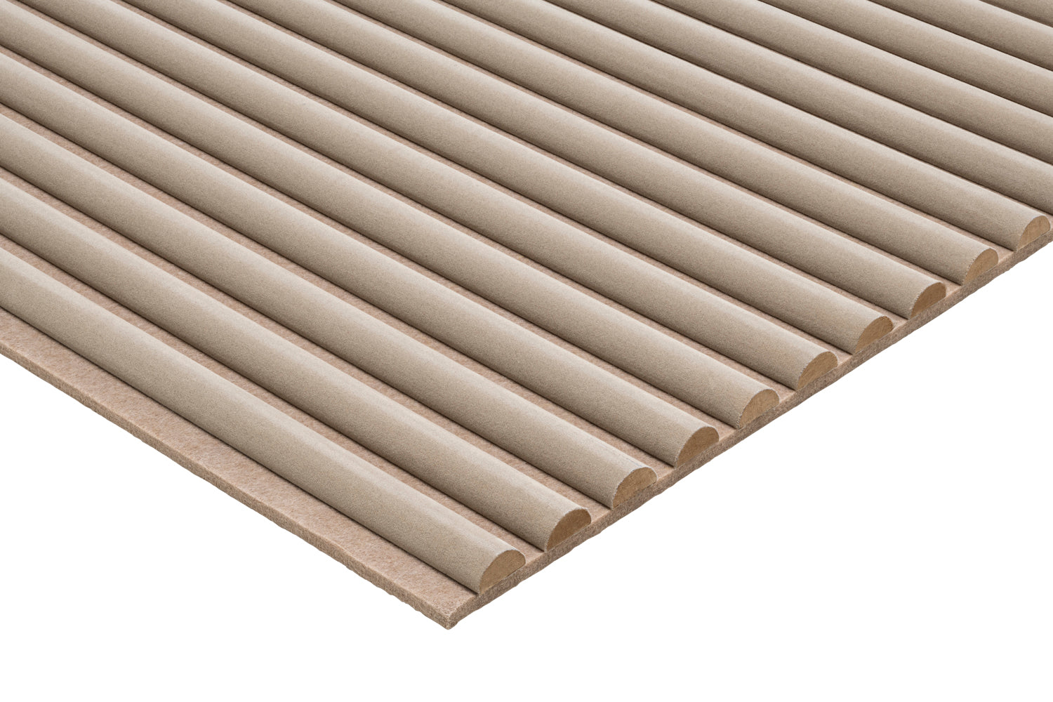 New - Elegant Taupe Suède Wandpaneel