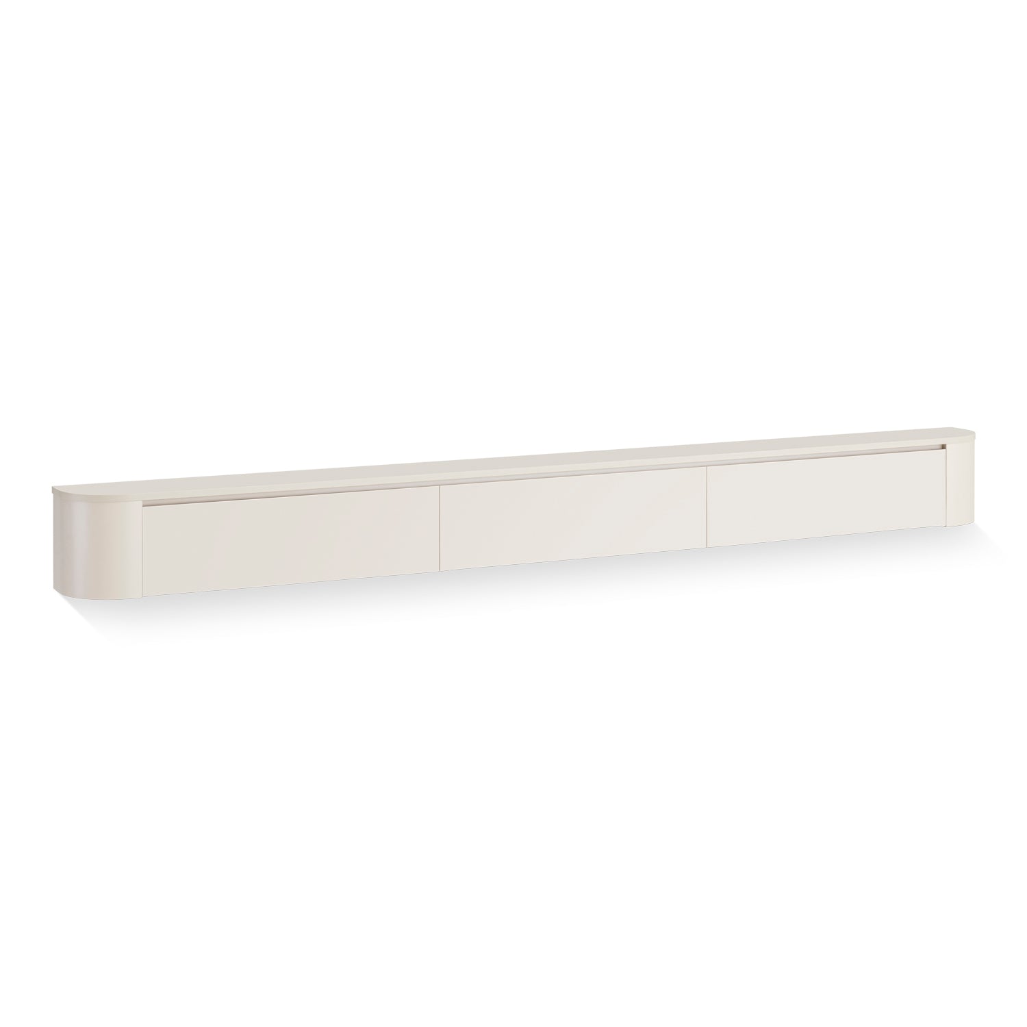Japandi Tv Meubel Beige L180 x D32 x H28 cm