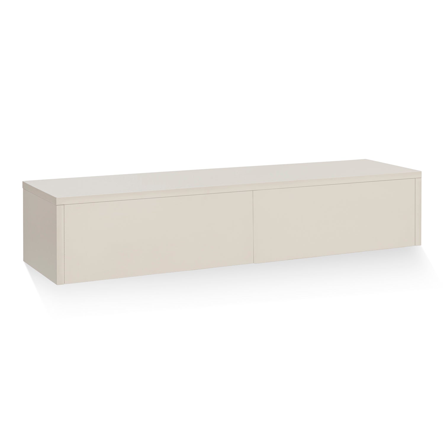 NEW - Gang Kast Licht Beige 2 Lades L100 x D26 x H20 cm